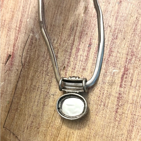 Classy, Timeless,Oozes Class & Style, Silver Turtle-Shell Pendant Necklace - Picture 5 of 9